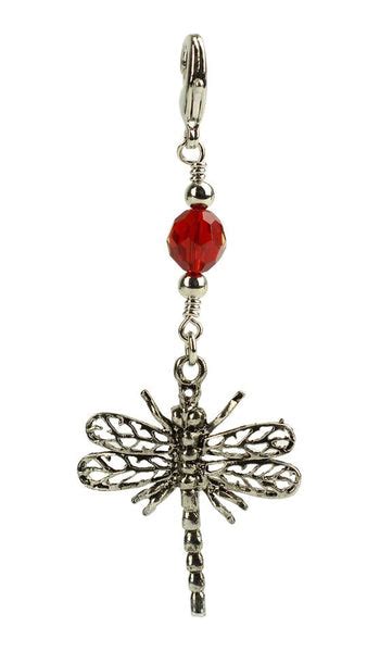 Charm Large Silver - Dragonfly, Renaissance Jewelry – Hair Twisters