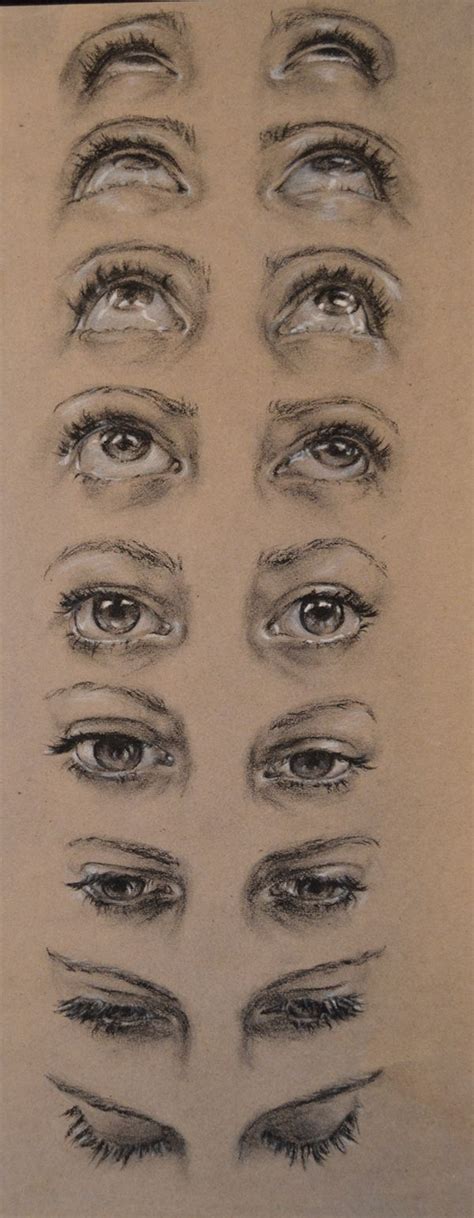 Eyes Looking Up Drawing at PaintingValley.com | Explore collection of Eyes Looking Up Drawing