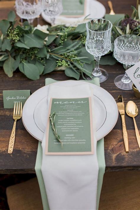 30 Natural Sage Green Theme Wedding Ideas - Elegantweddinginvites.com Blog