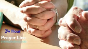 24 hour prayer line Archives - STRONGINJESUS.COM