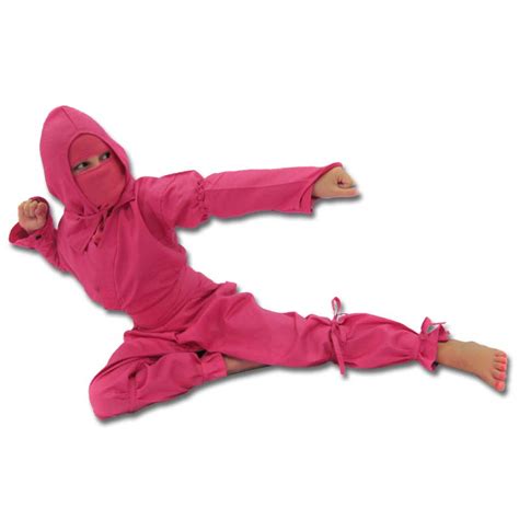 Pink Ninja Uniform - Female Ninja Costume - Girls Pink Ninja Outfit