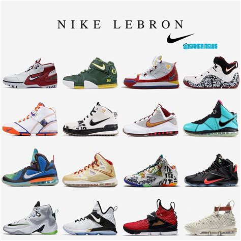 96.7k Likes, 3,920 Comments - Sneaker News (@sneakernews) on Instagram: “Nike LeBron 1 through ...