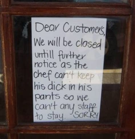 Hilarious Closed Signs (12 pics)