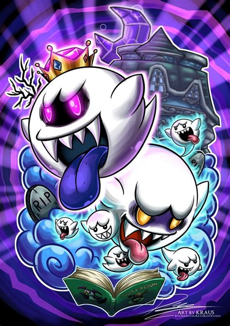 Toon Boos - King Boo and Boolosus by Kraus-Illustration on DeviantArt | Super mario art, Mario ...