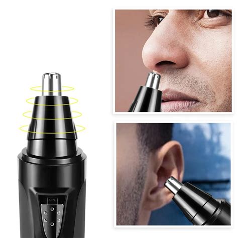 Men Women Electric Nose Ear Hair Trimmer Waterproof Facial Care Nasal ...