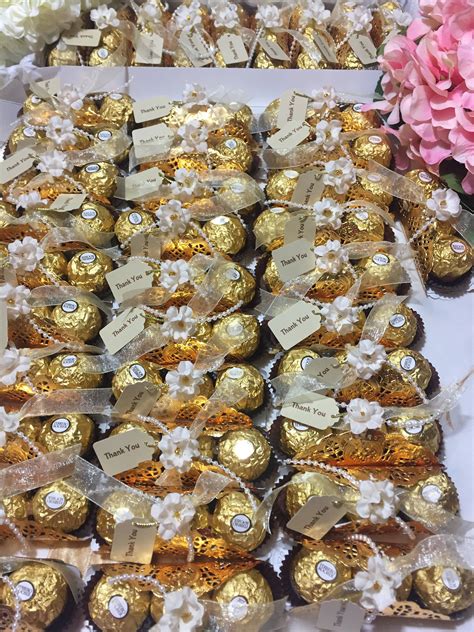 Wedding Favor,baby Shower Gift ,1 Set 25 Favor FERRERO ROCHER Chocolate ,party Favors,wedding ...