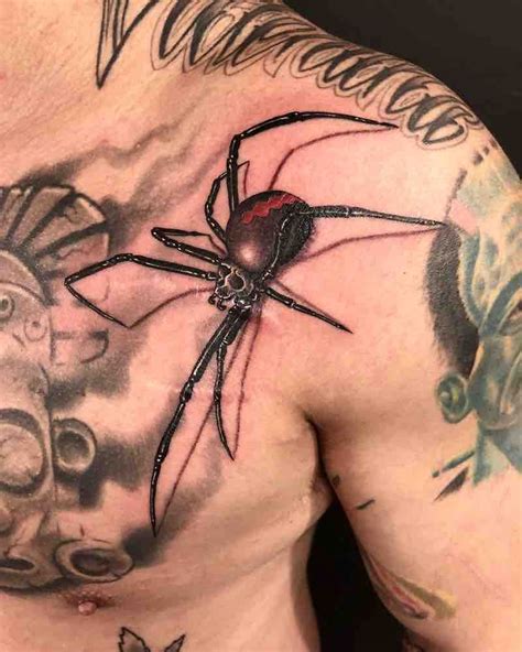 23 of the Best Spider Tattoos | Spider tattoo, 3d spider tattoo ...