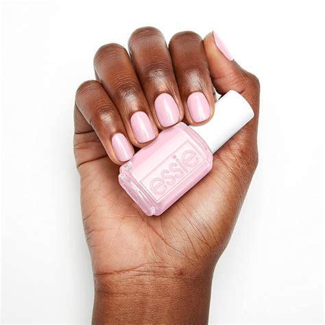 essie nail polish, limited edition spring 2022 collection, pastel pink nail color with a cream ...