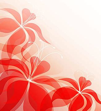 Floral Background Red Floral Natural Vector, Red, Floral, Natural PNG and Vector with ...