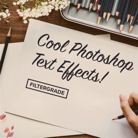 15 Cool Photoshop Text Effect Tutorials - FilterGrade