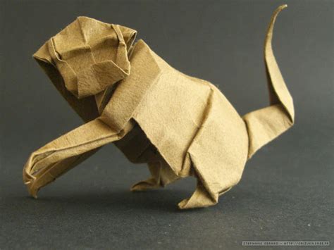 monkey origami ~ easy crafts ideas to make