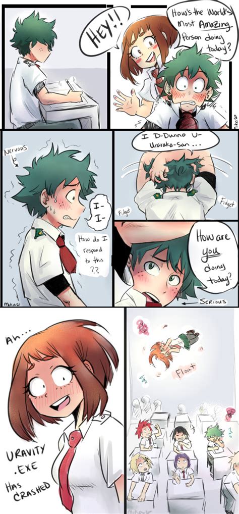 Deku Has 2 HP, Ochako Has 1 HP | My Hero Academia | Image hilarante, Cosplay anime, Image drôle ...