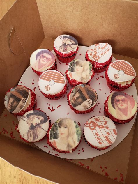Red Birthday Cupcakes