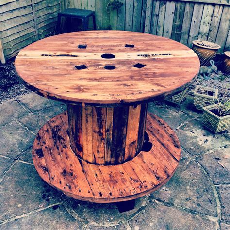 Cable Drum Tables Outdoor Decor Drum Table Cable Drum - vrogue.co