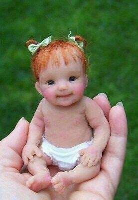 Reborn Baby Dolls, Polymer Clay Dolls, Polymer Clay Projects, Tiny ...