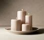 Modern Curved Pillar Candles | Pottery Barn