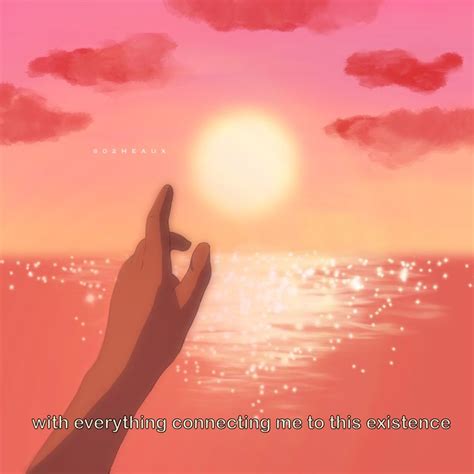 90s anime aesthetic sky sunset beach scenery qoute