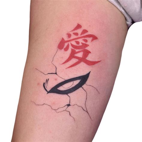 25 Gaara Tattoos for Naruto Fans in 2021 | Gaara tattoo, Small tattoos, Hand tattoos