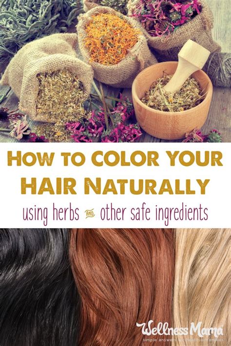Natural Hair Dye Recipes for Any Hair Color | Wellness Mama | Natural ...
