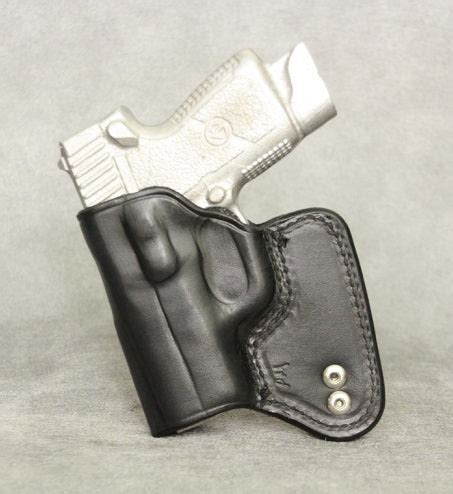 Kahr CM9 IWB Concealed Tuckable Custom Leather Holster – ETW Holsters