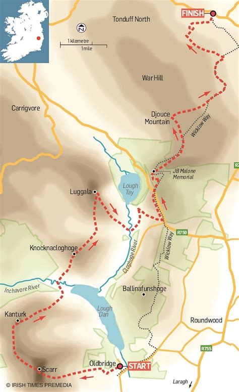 Nine-hour hike across six beautiful mountains in Co Wicklow