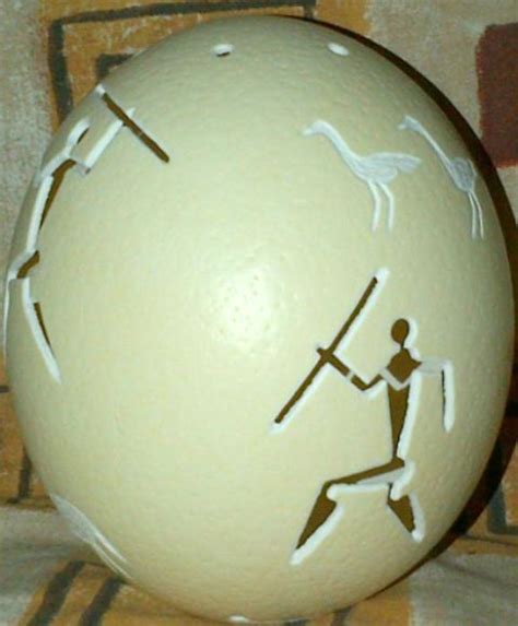 Ostrich Egg Art Decorative Hand Carved ostrich... - CreativEggs ...