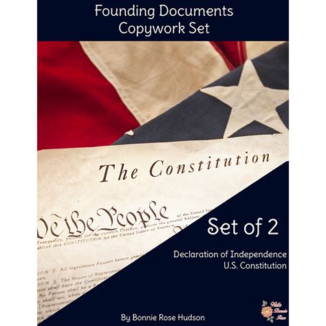 Founding Documents Copywork Set (Ages 8-13) - WriteBonnieRose.com