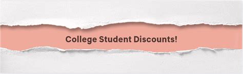 College Student Discounts! – Garnet & Gold Gazette