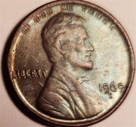 1969-S doubled die obverse Lincoln Memorial penny restrike!