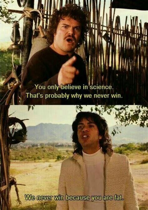 Jack Black is awesome! | Funny movies, Movie quotes funny, Nacho libre