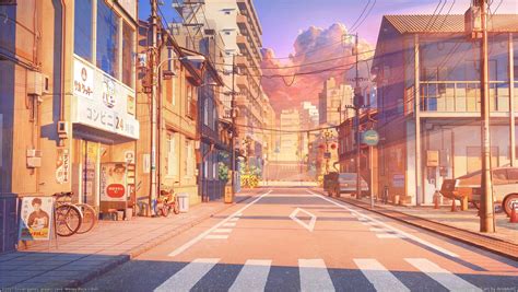 Japan Street Wallpaper 4k | Scenery background, Anime scenery, Scenery ...