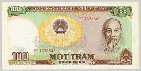 Vietnam 100 Dong 1985 banknote