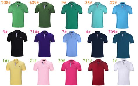 15 Color Mens Polo Shirt Brands Slim Fit Casual Solid Polo Shirts Brand Clothing Short Sleeve ...