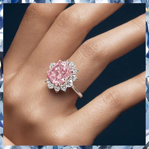 Harry Winston. Fancy Intense Pink diamond ring. | Fancy pink diamond ...