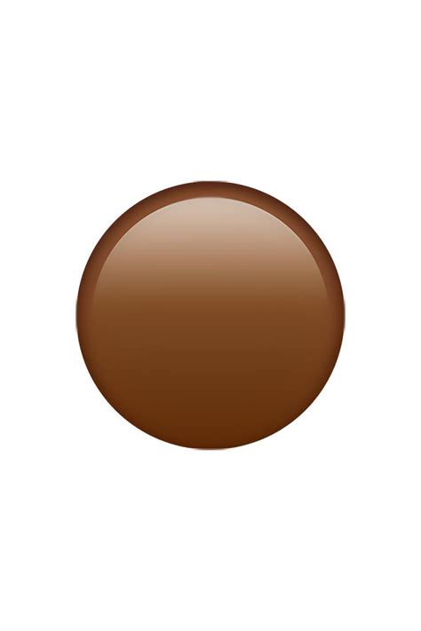 a brown oval shaped object on a white background