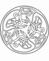 Celtic Ornament Design Coloring Page  Free Printable Pages sketch template