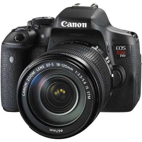 Canon EOS Rebel T6i DSLR Camera with 18-135mm Lens 0591C005 B&H