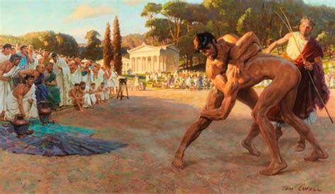 Pankration: A Deadly Martial Art Form from Ancient Greece | Ancient greek olympic games, Ancient ...