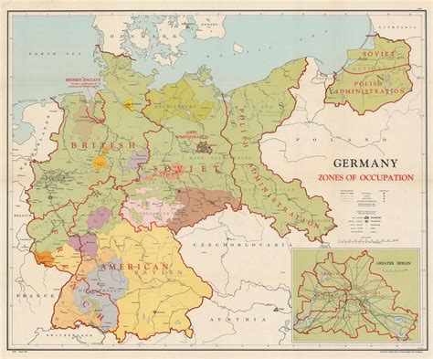 Germany Zones of Occupation.: Geographicus Rare Antique Maps