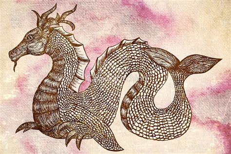 "Tiamat - Babylonia Mythology" by Cassie Robinson | Redbubble