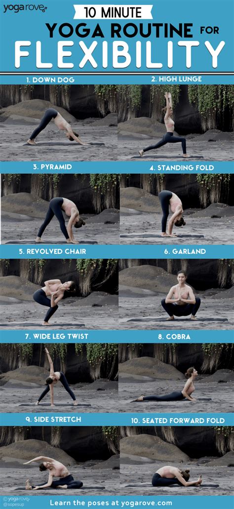 10 Minute Beginner Yoga Routine for Flexibility (+ Free PDF) - Yoga Rove