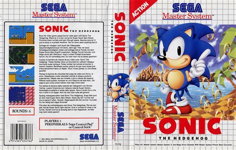 Sonic The Hedgehog - Europe All sides - Scans - SMS Power!