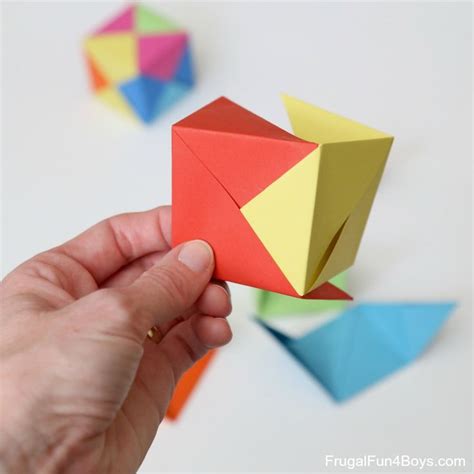 How to Fold Origami Paper Cubes - Frugal Fun For Boys and Girls ...