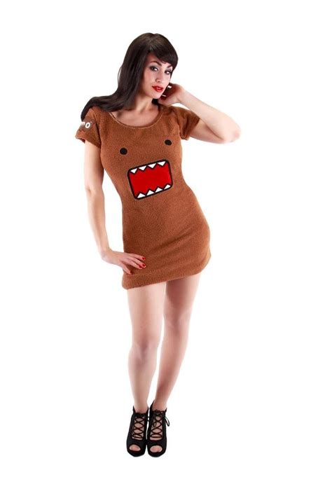 Domo Costume Shirt Dress Adult: Brown | Free Shipping