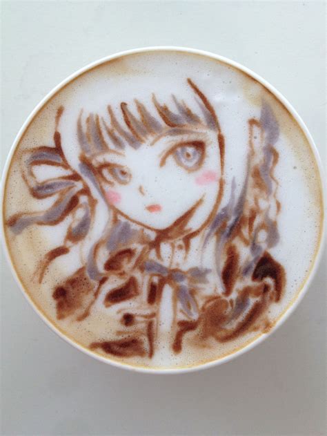 Kyouko Kirigiri@Danganronpa | Latte art, Coffee art, Japanese food art