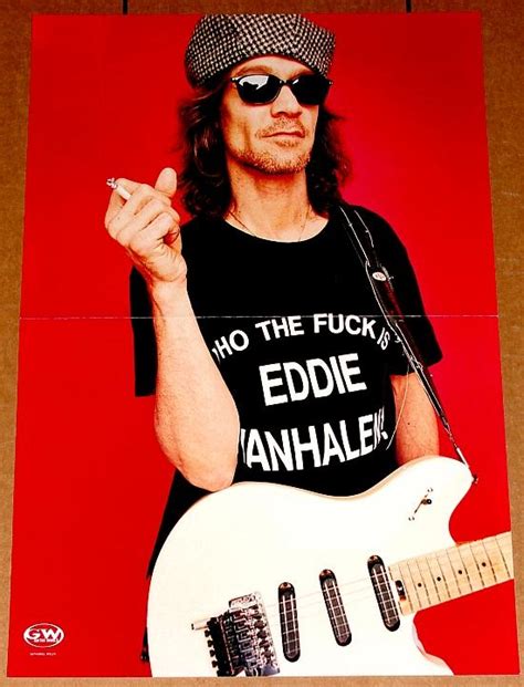 EDDIE VAN HALEN PEAVEY WOLFGANG GUITAR WHO THE F*CK IS EVH TRIBUTE POSTER | eBay