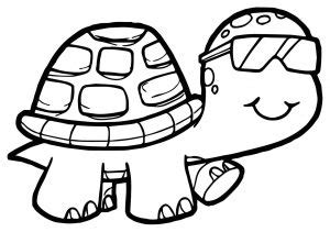 Turtle Coloring pages for kids (Free PDF printables)