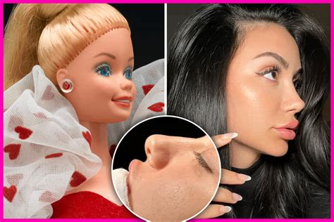 'Barbie nose' trend is viral on TikTok amid Barbiecore craze - Breaking ...