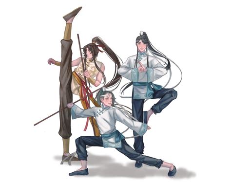 [2] Jin Ling & Lan Sizhui & Lan Jingyi (Fanart) | VK Jin, Pixel Art Grid, Cute Anime Chibi, The ...