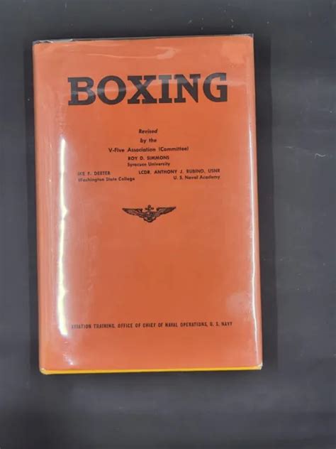 VINTAGE WWII ERA 1950 US Navy Naval Institute Boxing Book. Great condition! $75.00 - PicClick